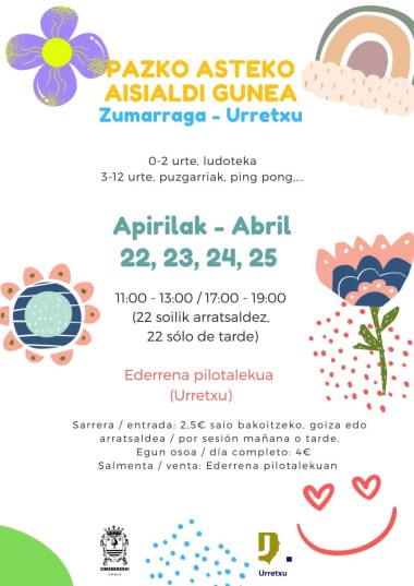 ZONA DE OCIO INFANTIL EN LA SEMANA DE PASCUA 