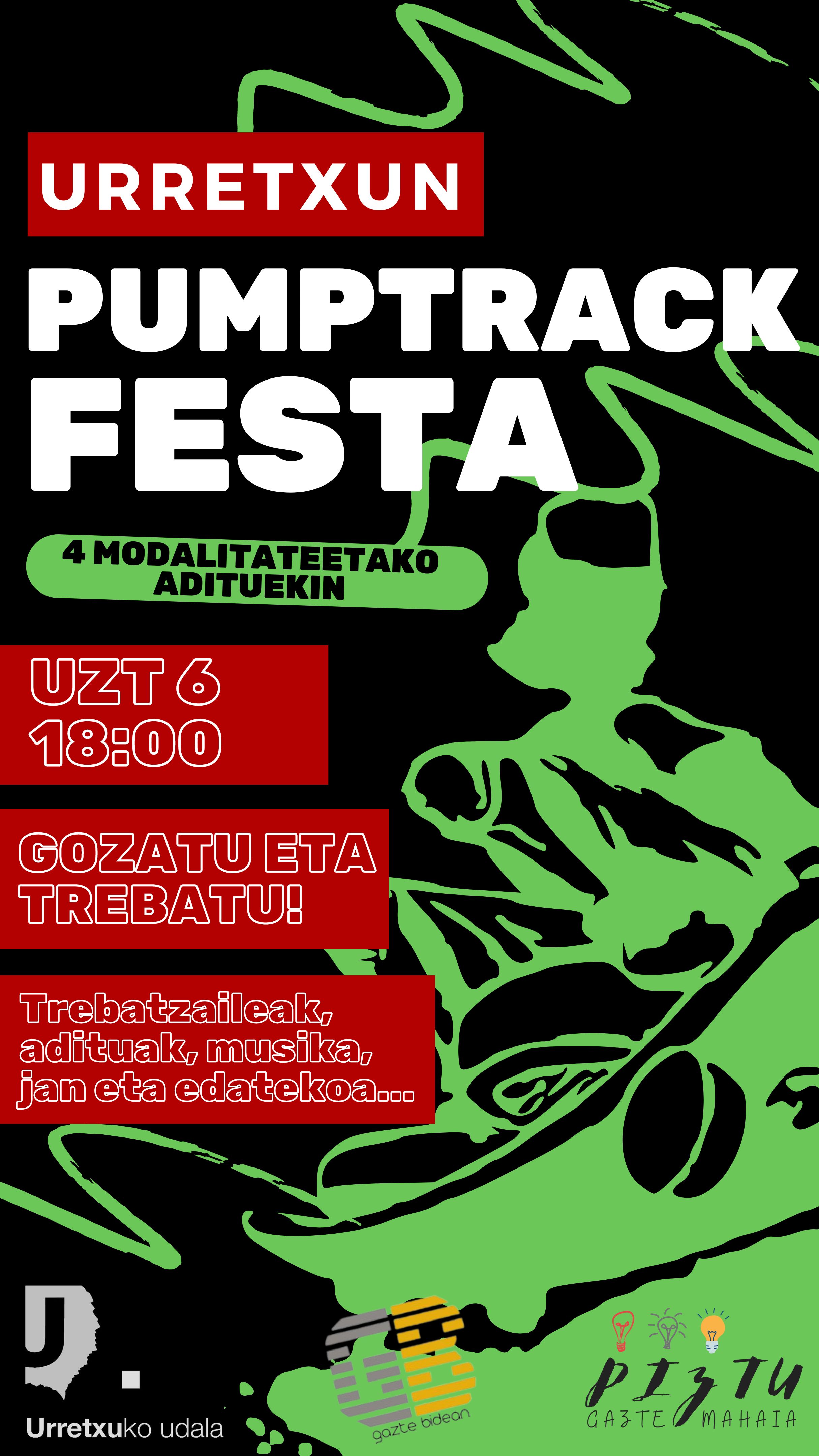 Pumptrack Festa, uztailaren 6an