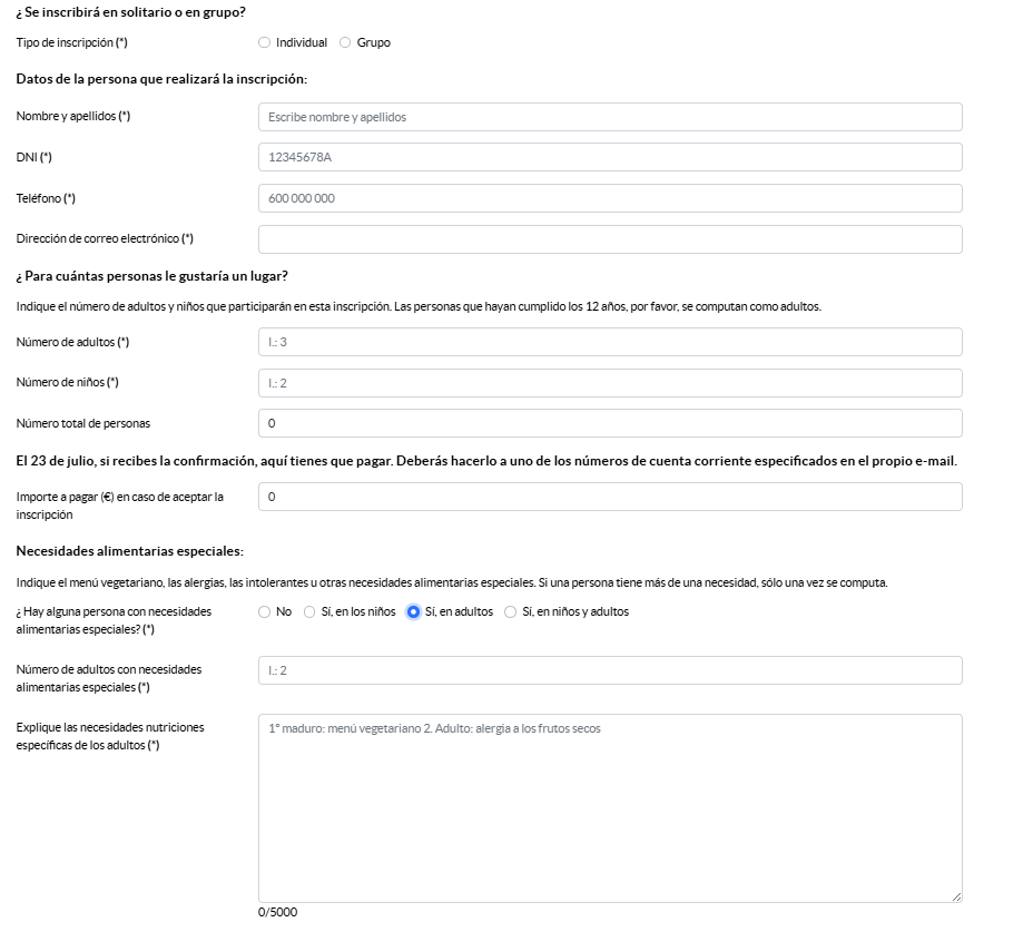 La inscripción para la comida de Euskal Jaia estará abierta los días 21 y 22 de julio en la web municipal