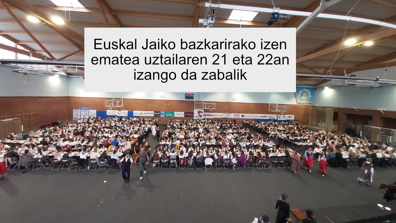 euskal jaia bazkaria