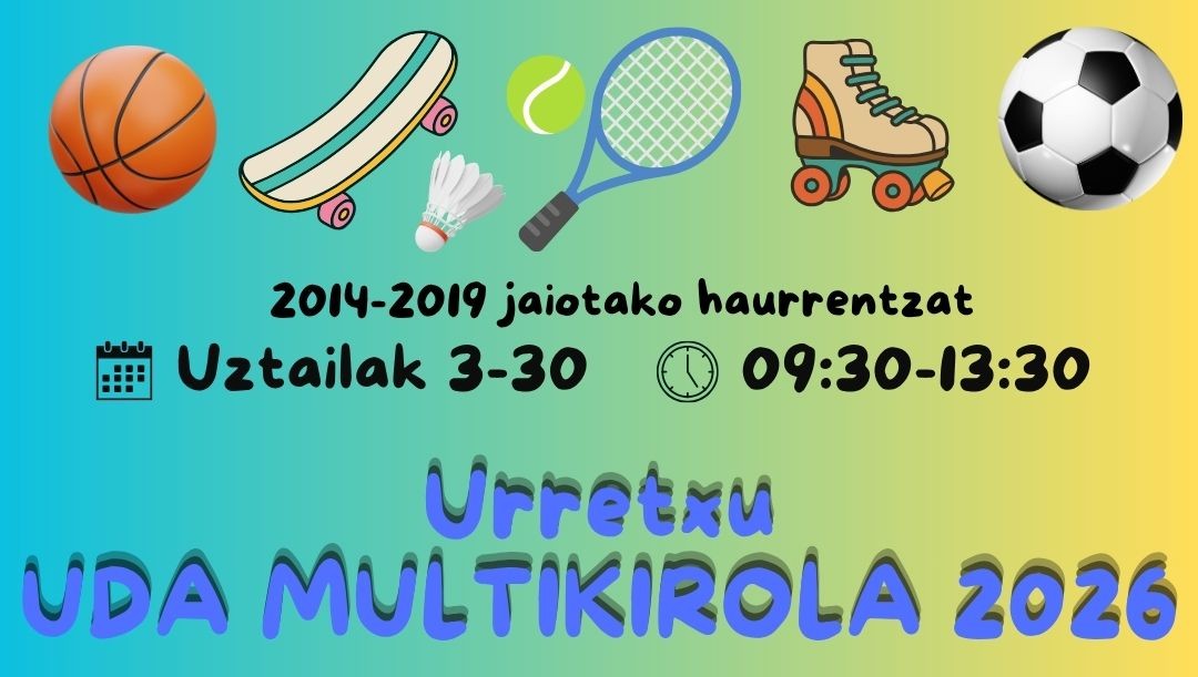 Haurrentzako UDA multikirola 2026