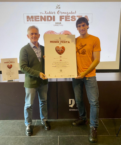 La IX Xabier Ormazabal Mendi Festa unirá montaña, cultura y comunidad los días 22 y 23 de mayo en Urretxu