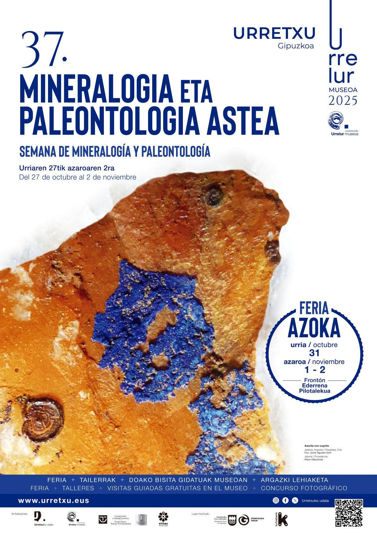 2025 mineralogia eta paleontologia astea